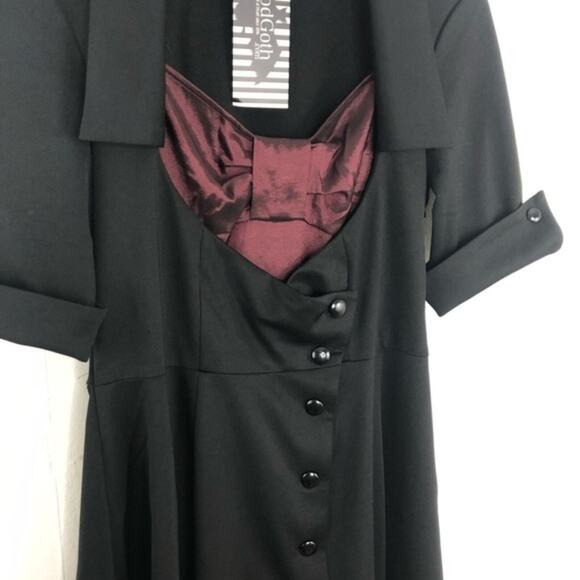Chic Star Good Goth Red Black Halloween Dress NWT Size Medium - Picture 12 of 16